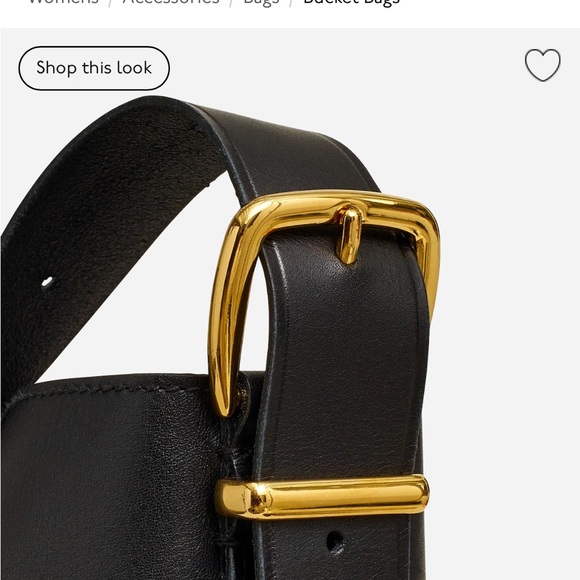 Madewell Essential Black Bucket Tote - Picture 3 of 8